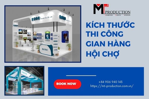 Công thức tính kích thước thi công gian hàng hội chợ