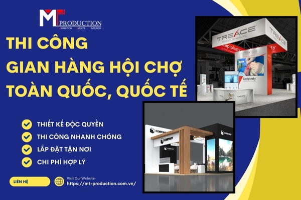 Dịch Vụ Thi Công Gian Hàng Hội Chợ Toàn Quốc, Quốc Tế