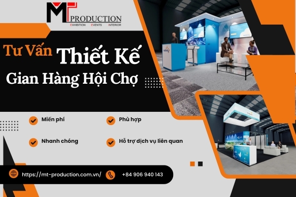 Dịch Vụ Tư Vấn Thiết Kế Gian Hàng Hội Chợ Miễn Phí