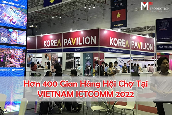 More than 400 Fair Booths at VIETNAM ICTCOMM 2022