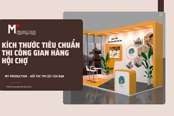 Kích Thước Tiêu Chuẩn Thi Công Gian Hàng Hội Chợ 