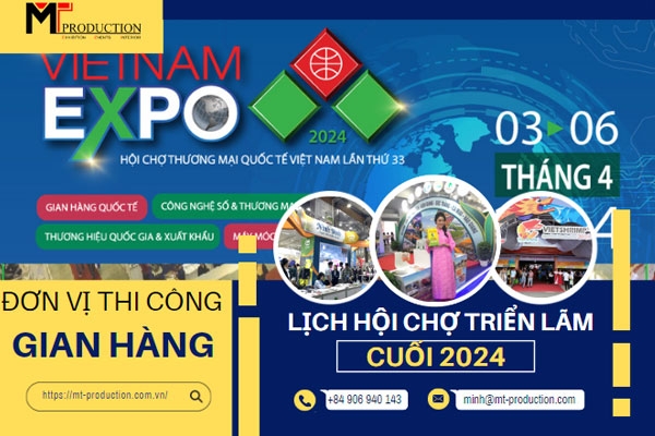Vietnam exhibition fair schedule at the end of 2024