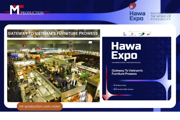 MT-PRODUCTION Thi Công Gian Hàng Ấn Tượng Tại HawaExpo 2026.