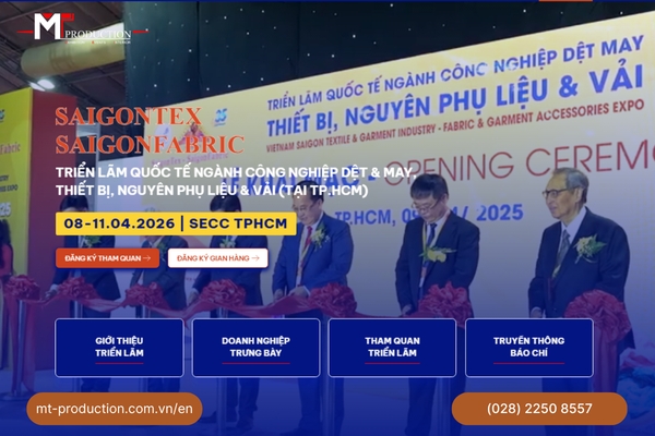 SaigonTex & SaigonFabric 2026 – A golden opportunity for textile and garment businesses
