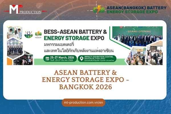 Nhà thầu trọn gói tại Triển lãm Pin và Lưu trữ Năng lượng ASEAN - Bangkok