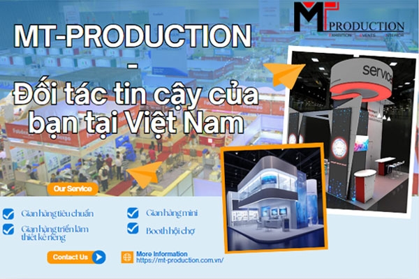 Your trusted partner in Vietnam when constructing booths - MT-PRODUCTION