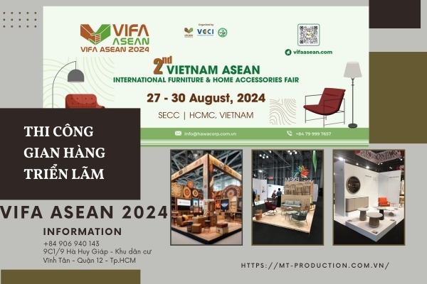 Thi công gian hàng hội chợ VIFA ASEAN 2024
