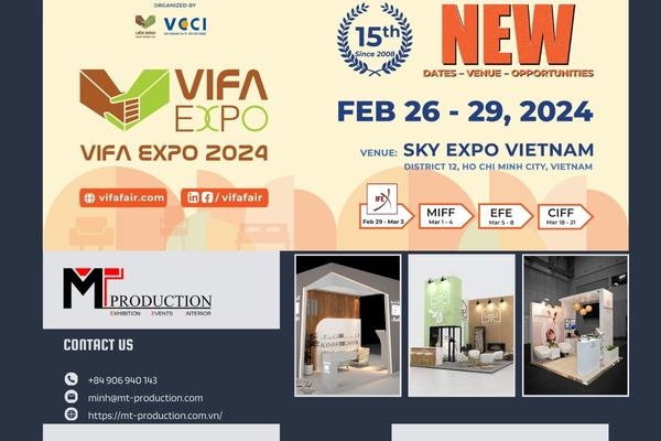 Construction of VIFA EXPO 2024 exhibition design