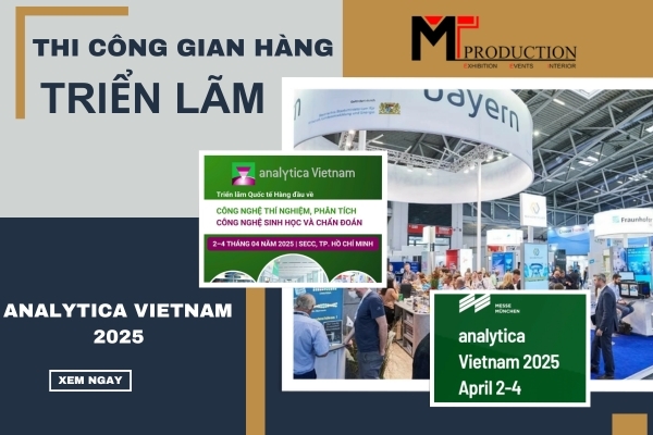 Thi Công Gian Hàng Triển Lãm Analytica Vietnam 2025