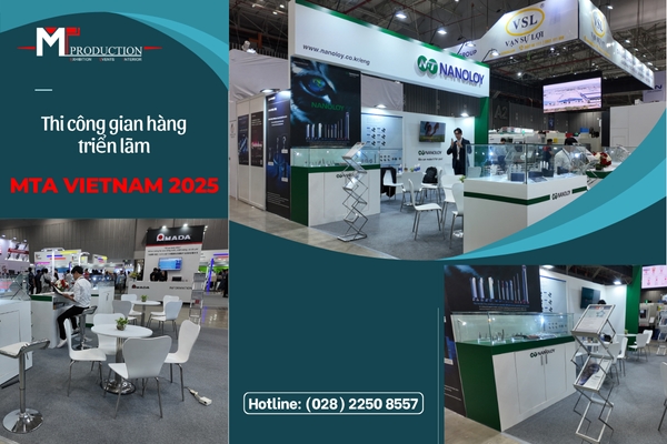 Construction of the exhibition booth for MTA VIETNAM 2025