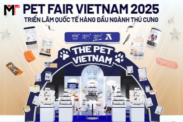 Thi công gian hàng triển lãm Petfair Vietnam 2025 độc đáo, hút mắt