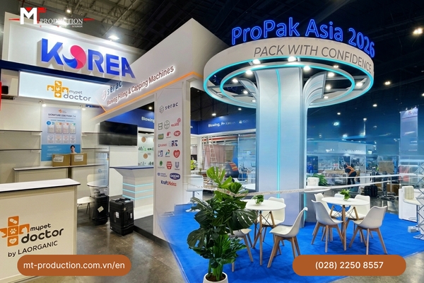 Thi Công Gian Hàng Triển Lãm ProPak Asia 2026 & Petfair Vietnam 2026 Trọn Gói