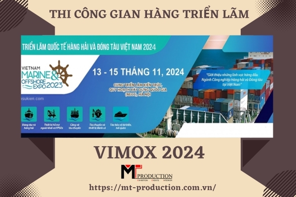 Construction of VIMOX 2024 exhibition booth