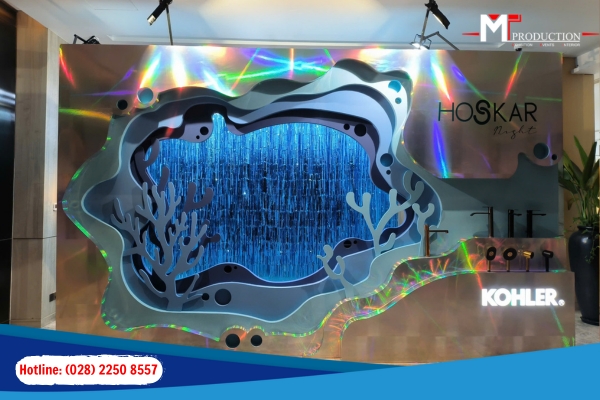 Impressive and high-class event booth design for HoSkar Night 2025.