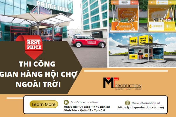 Thiết Kế Thi Công Gian Hàng Hội Chợ Ngoài Trời Chuyên Nghiệp