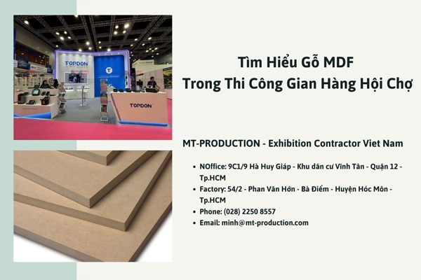 Tìm Hiểu Gỗ MDF Trong Thi Công Gian Hàng Hội Chợ