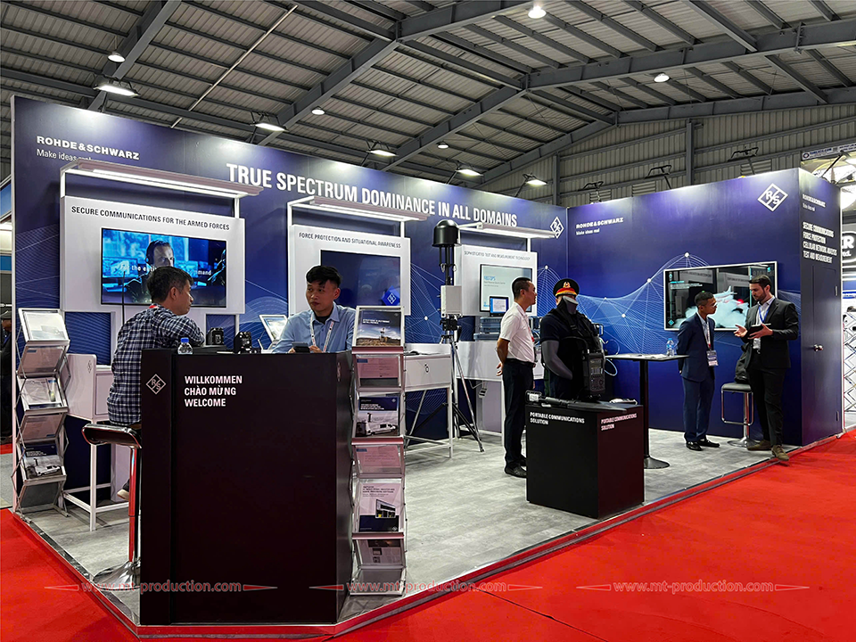 Rohde & Schwarz at an exhibition in 2024