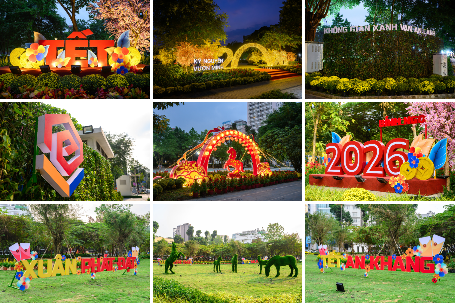 The Phan Dinh Phung Stadium park - Tet 2026