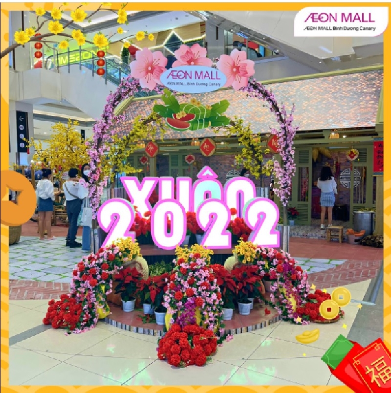 Happy New Year 2022 at Aeon Mall Binh Duong 